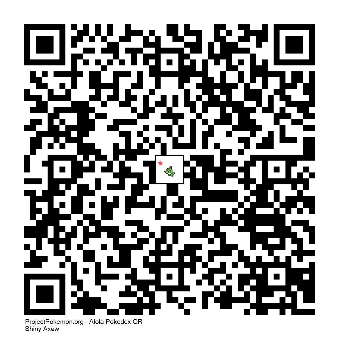 Cdigo QR de Axew variocolor